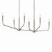 Kichler 52721NI Six Light Linear Chandelier, Brushed Nickel (3)