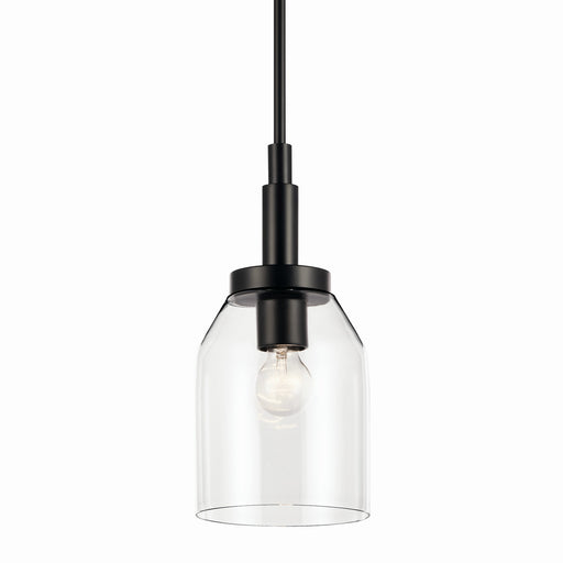 Kichler 52725BK One Light Mini Pendant, Black (2)