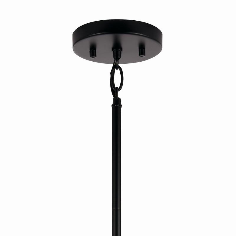 Kichler 52725BK One Light Mini Pendant, Black (3)