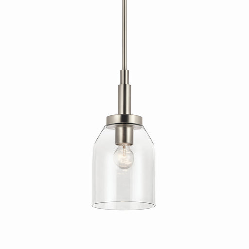 Kichler 52725NI One Light Mini Pendant, Brushed Nickel (2)