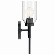 Kichler 55183BK One Light Wall Sconce, Black (3)