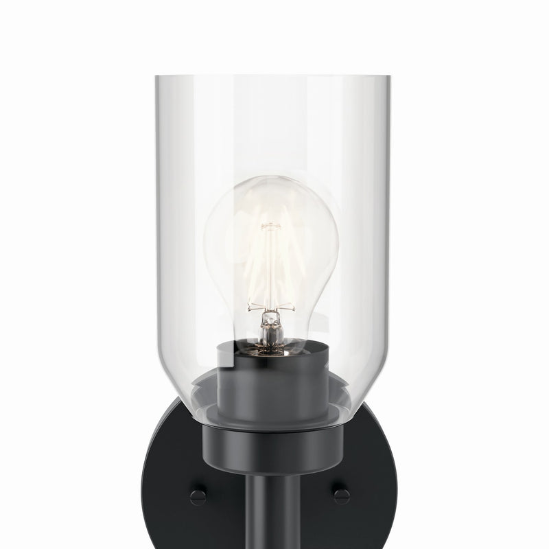 Kichler 55183BK One Light Wall Sconce, Black (4)