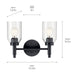Kichler 55184BK Two Light Vanity, Black (5)