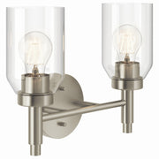 Kichler 55184NI Two Light Vanity, Brushed Nickel (2)