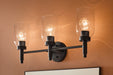 Kichler 55185BK Three Light Vanity, Black (5)