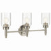 Kichler 55185NI Three Light Vanity, Brushed Nickel (2)