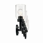 Kichler 55186BK Four Light Vanity, Black (3)