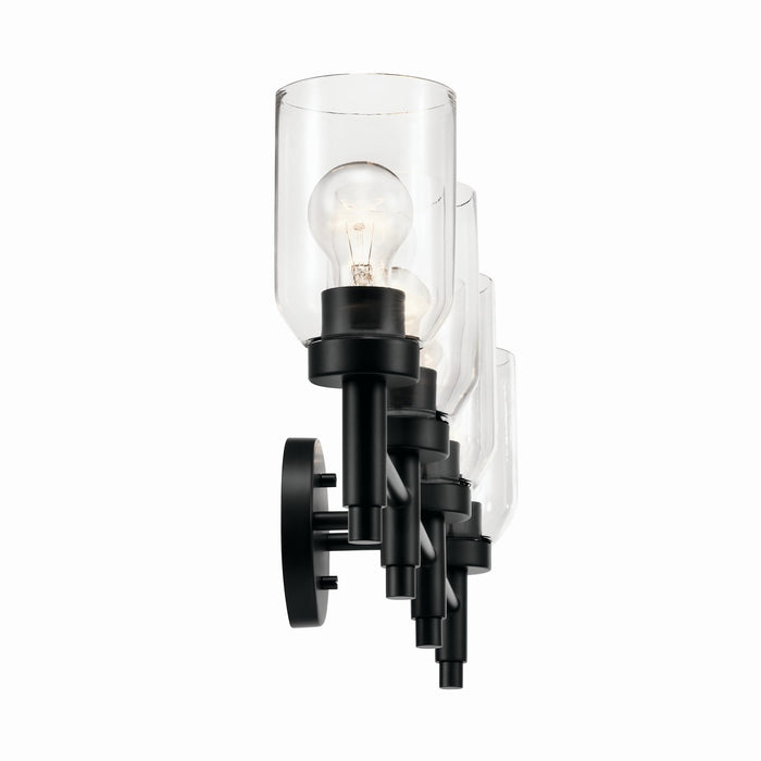 Kichler 55186BK Four Light Vanity, Black (3)