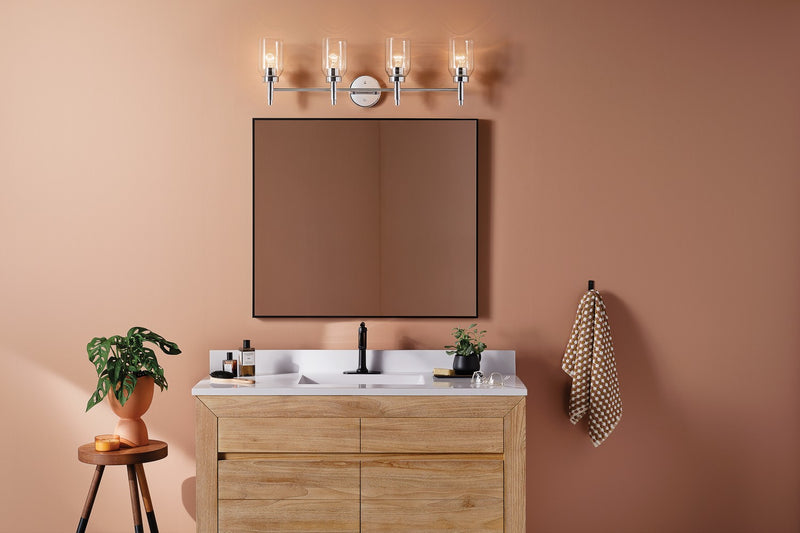 Kichler 55186CH Four Light Vanity, Chrome (5)