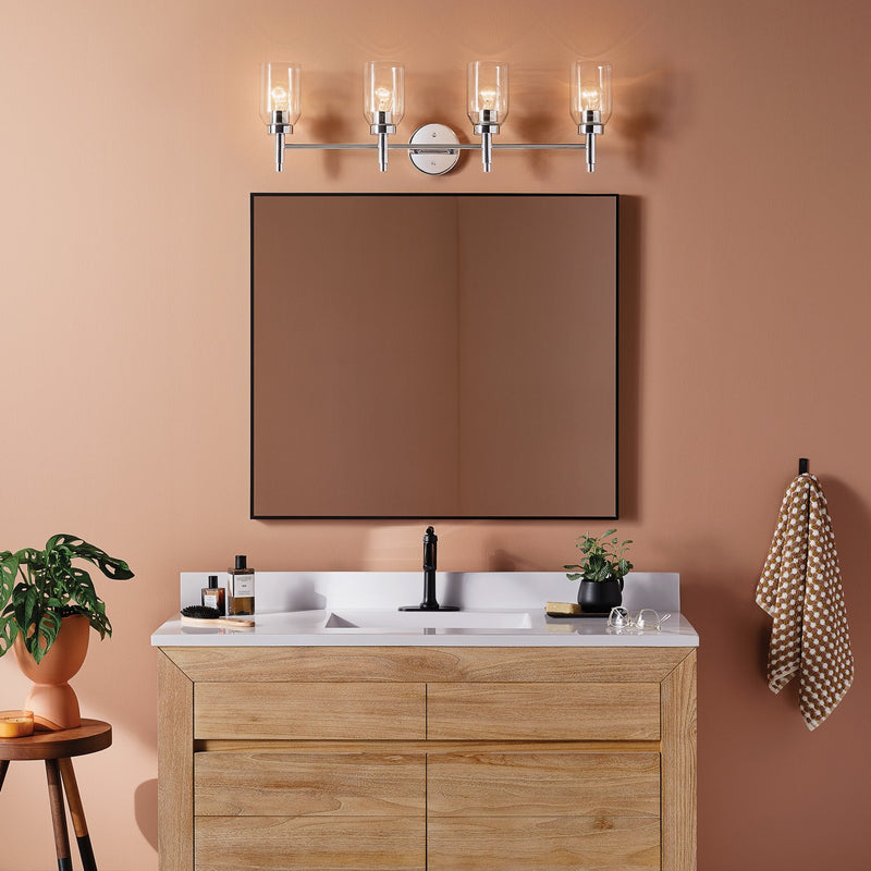 Kichler 55186CH Four Light Vanity, Chrome (6)
