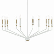 Kichler 52348WH Ten Light Chandelier, White (2)