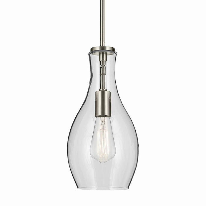 Kichler 42456NI One Light Pendant, Brushed Nickel (2)