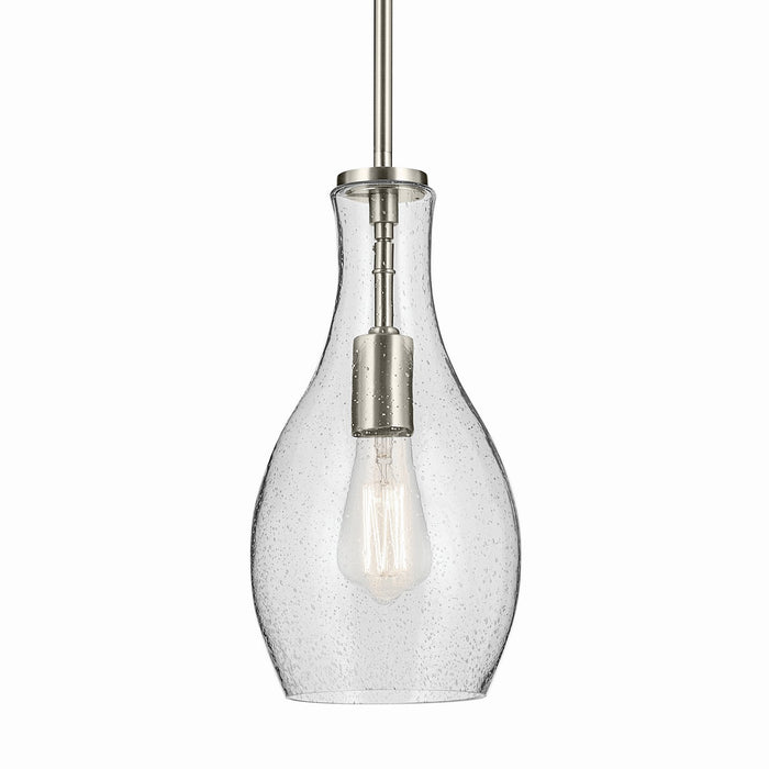 Kichler 42456NICS One Light Pendant, Brushed Nickel (2)