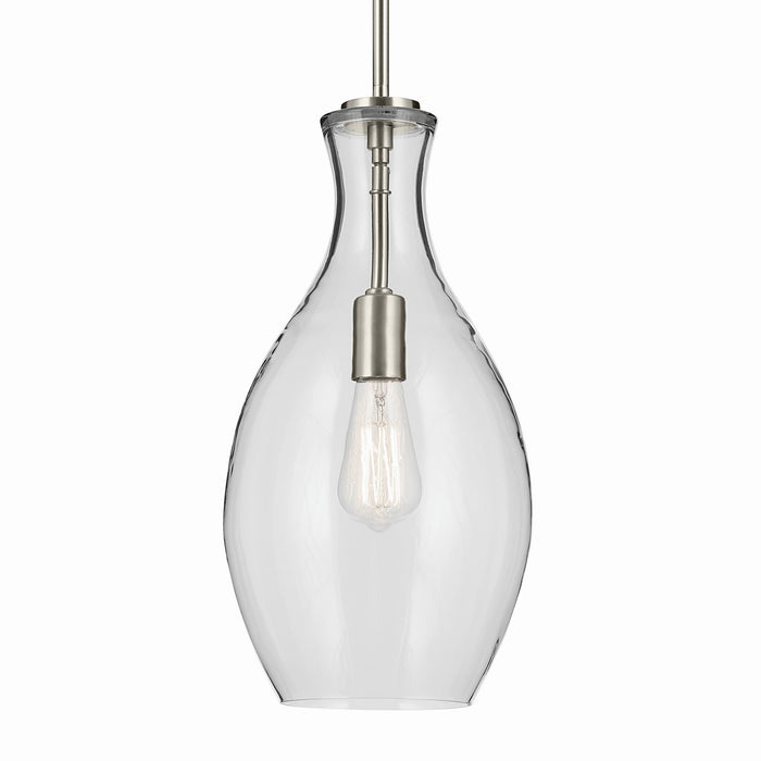 Kichler 42047NI One Light Pendant, Brushed Nickel (2)