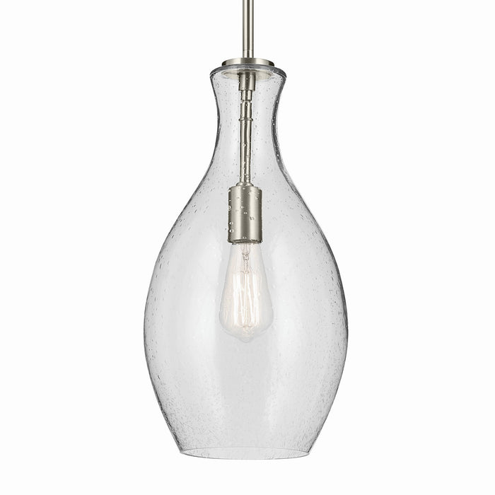 Kichler 42047NICS One Light Pendant, Brushed Nickel (2)