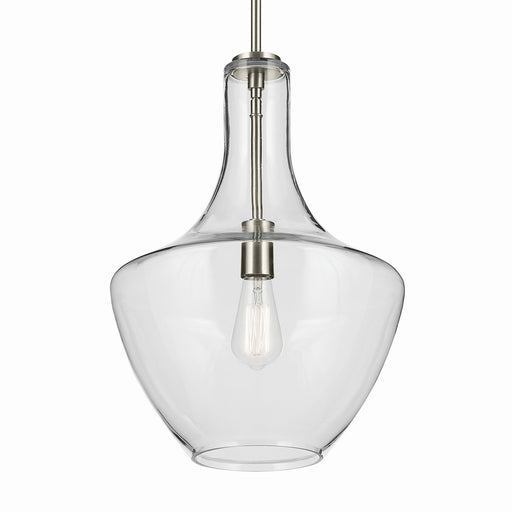 Kichler 42046NI One Light Pendant, Brushed Nickel (2)
