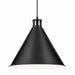 Kichler 52177BK One Light Pendant, Black (2)