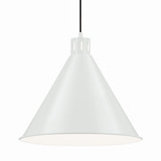 Kichler 52177WH One Light Pendant, White (2)