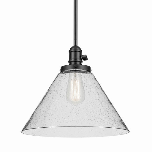 Kichler 43905BK One Light Pendant, Black (2)