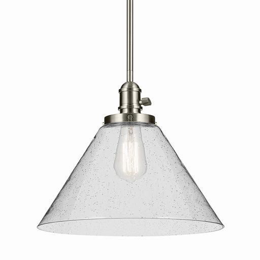 Kichler 43905NI One Light Pendant, Brushed Nickel (2)
