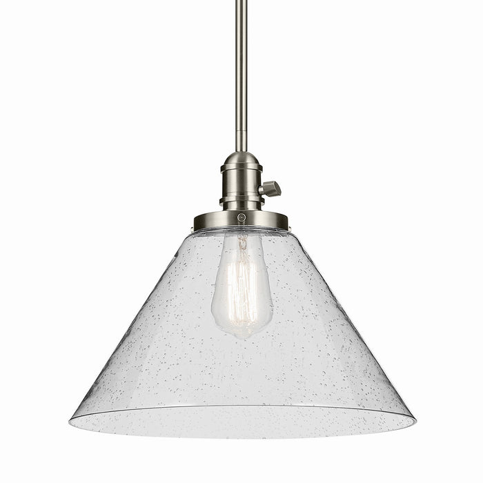 Kichler 43905NI One Light Pendant, Brushed Nickel (2)