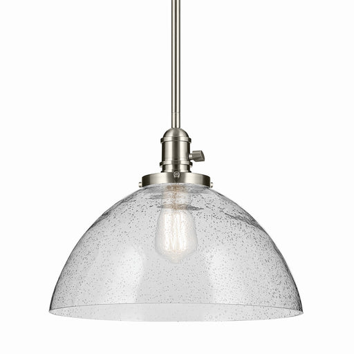 Kichler 43912NI One Light Pendant, Brushed Nickel (2)