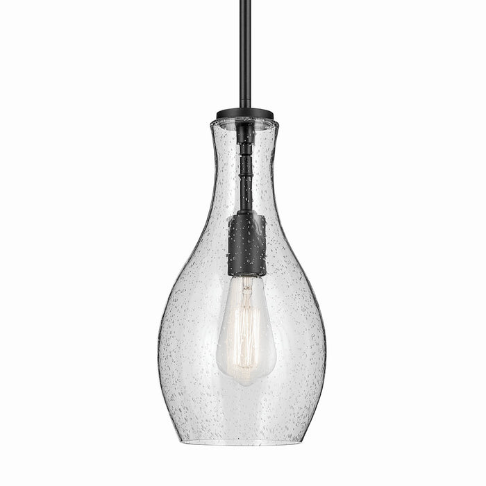 Kichler 42456BKCS One Light Pendant, Black (2)