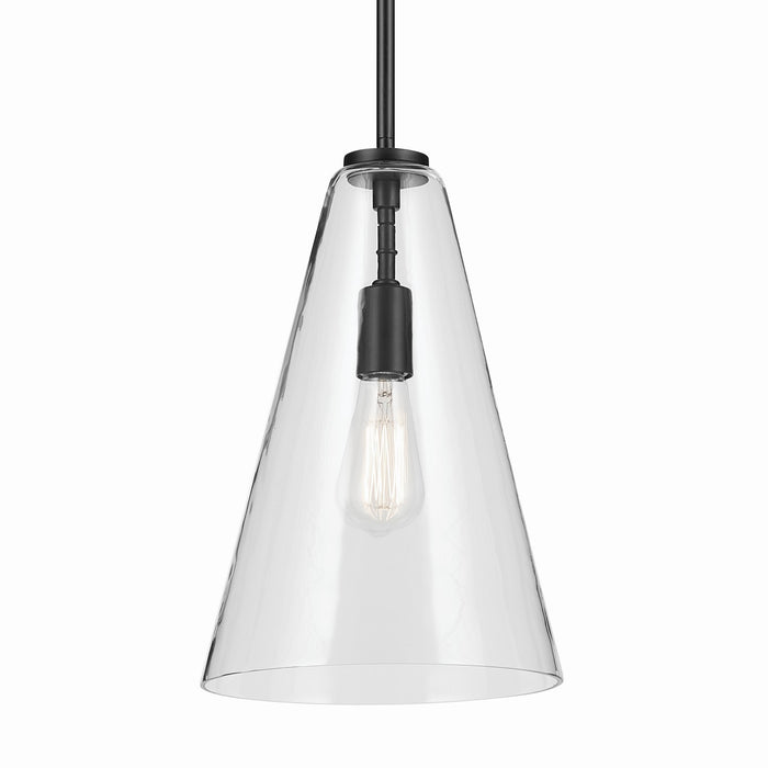 Kichler 42199BK One Light Pendant, Black (2)