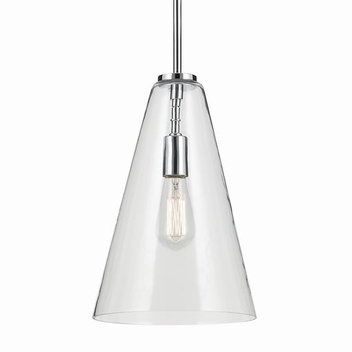 Kichler 42199CH One Light Pendant, Chrome (2)
