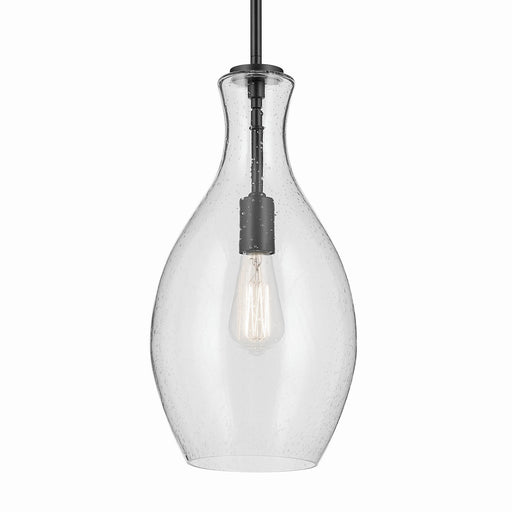 Kichler 42047BKCS One Light Pendant, Black (2)