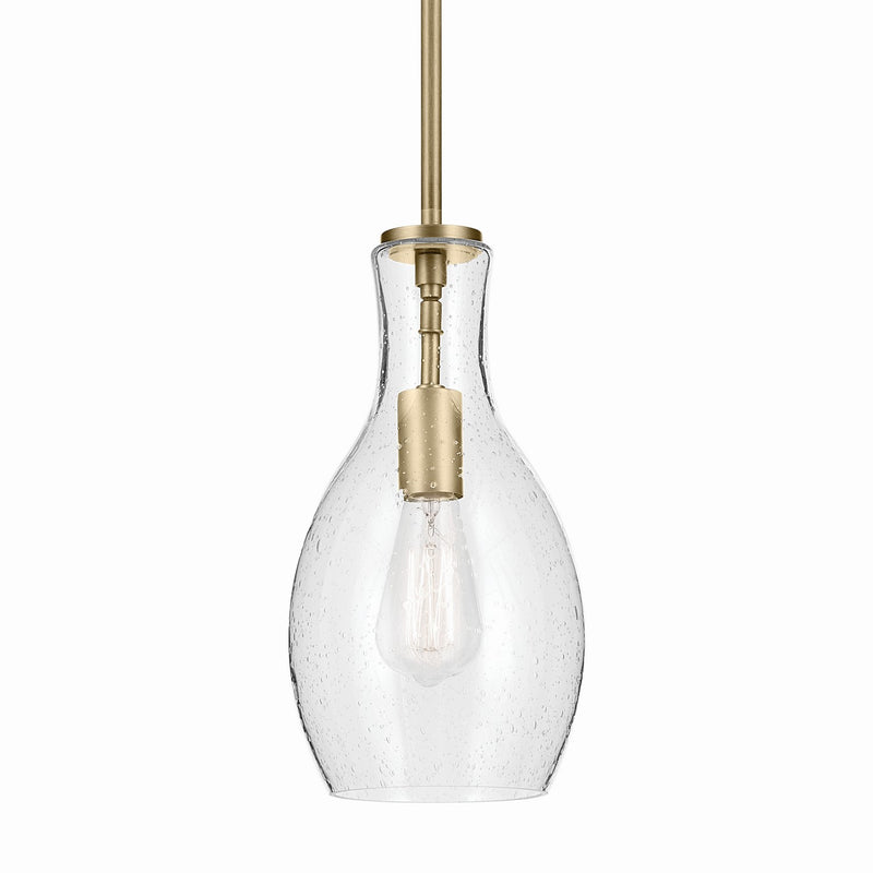 Kichler 42456NBRCS One Light Pendant, Natural Brass (2)