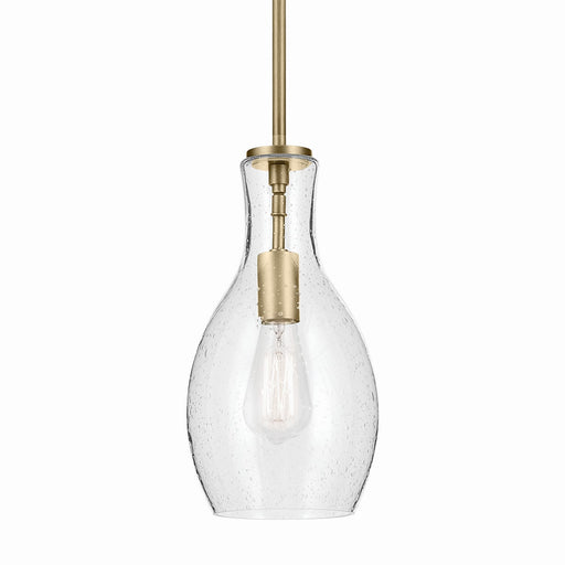 Kichler 42456NBRCS One Light Pendant, Natural Brass (2)