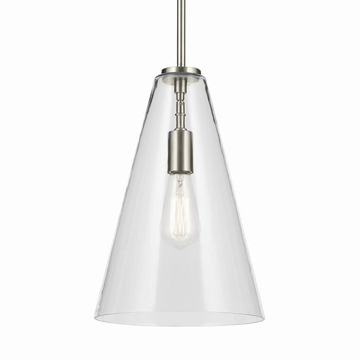 Kichler 42199NI One Light Pendant, Brushed Nickel (2)