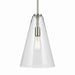 Kichler 42199NI One Light Pendant, Brushed Nickel (2)