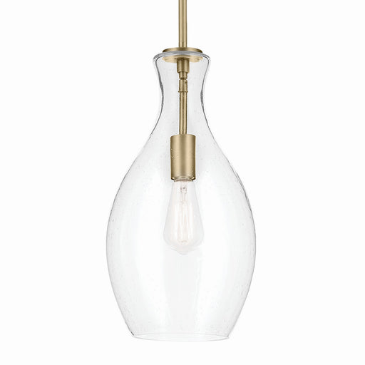 Kichler 42047NBRCS One Light Pendant, Natural Brass (2)