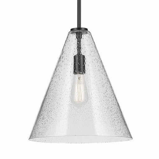 Kichler 42200BKCS One Light Pendant, Black (2)