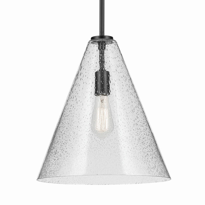 Kichler 42200BKCS One Light Pendant, Black (2)