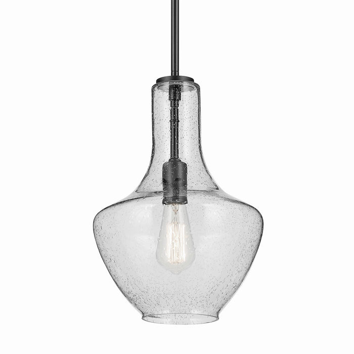 Kichler 42141BKCS One Light Pendant, Black (2)