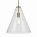 Kichler 42200NBRCS One Light Pendant, Natural Brass (2)