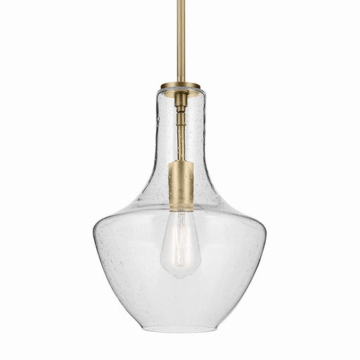Kichler 42141NBRCS One Light Pendant, Natural Brass (2)