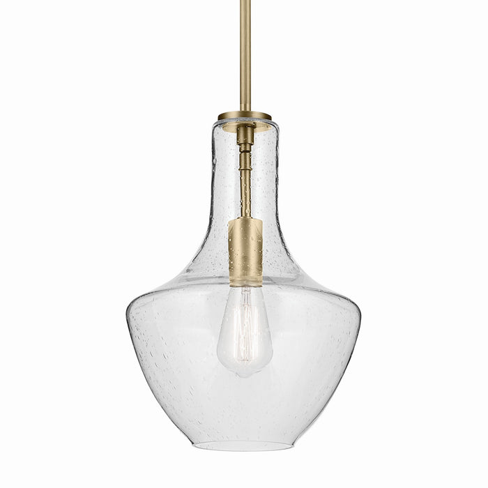 Kichler 42141NBRCS One Light Pendant, Natural Brass (2)