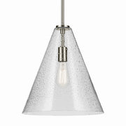 Kichler 42200NICS One Light Pendant, Brushed Nickel (2)