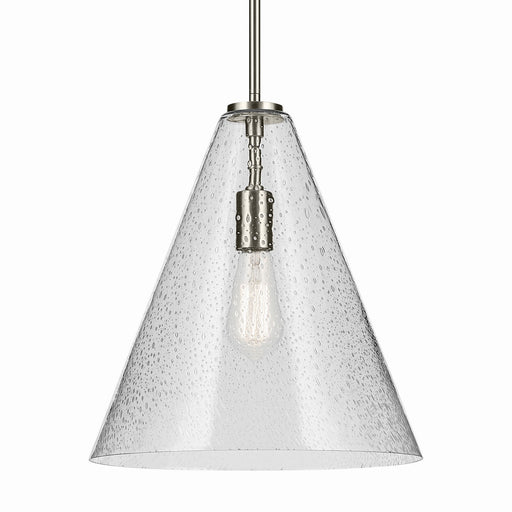Kichler 42200NICS One Light Pendant, Brushed Nickel (2)