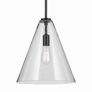 Kichler 42200BK One Light Pendant, Black (2)