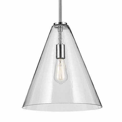 Kichler 42200CH One Light Pendant, Chrome (2)