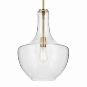 Kichler 42046NBRCS One Light Pendant, Natural Brass (2)