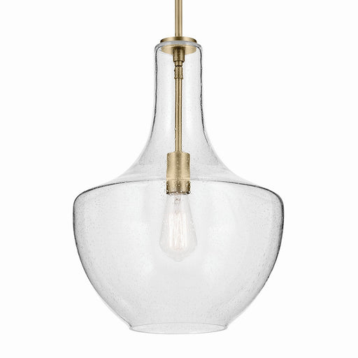 Kichler 42046NBRCS One Light Pendant, Natural Brass (2)