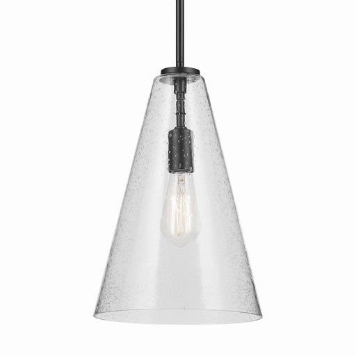 Kichler 42199BKCS One Light Pendant, Black (2)