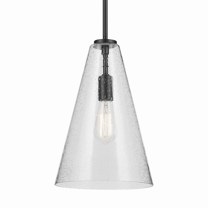Kichler 42199BKCS One Light Pendant, Black (2)