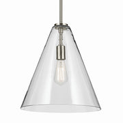 Kichler 42200NI One Light Pendant, Brushed Nickel (2)
